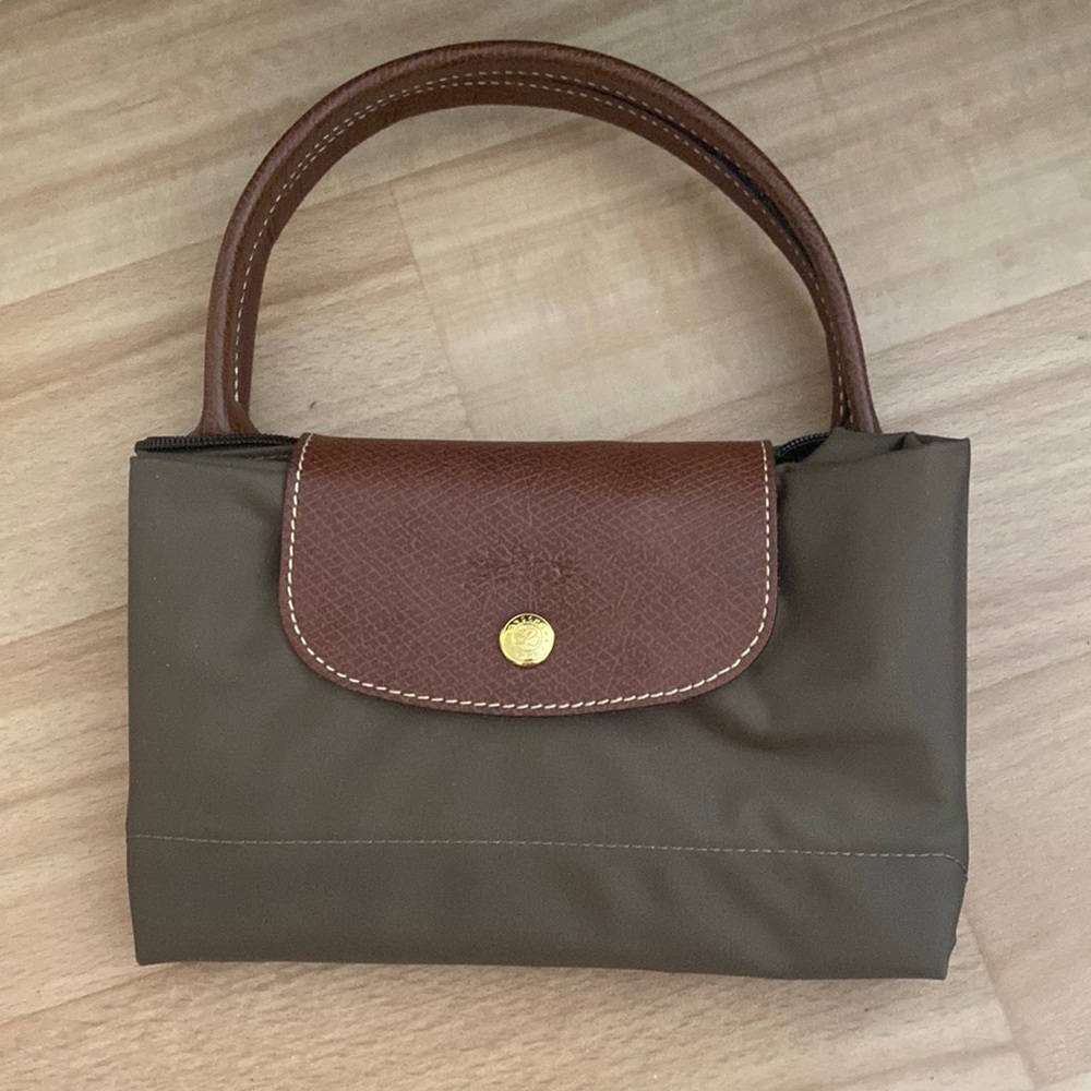 Olive long champ bag